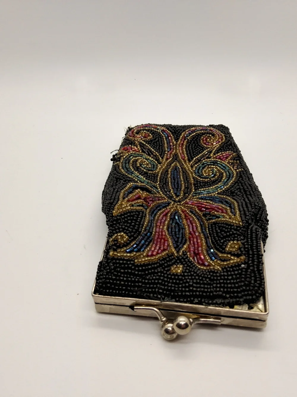 1950's L. Regale Beaded Coin Purse/Cigarette Case/Glasses Holder